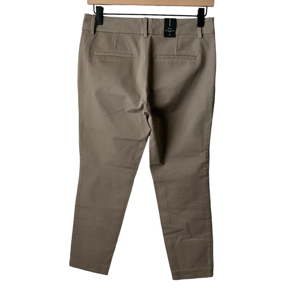 NWT ARITZIA Babaton Elliot Pants Grazer Slim Leg Grazer Brown Tan Khaki Size 4 - Picture 4 of 14